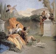 Giovanni Battista Tiepolo NA ER where more and Amida in the garden France oil painting artist